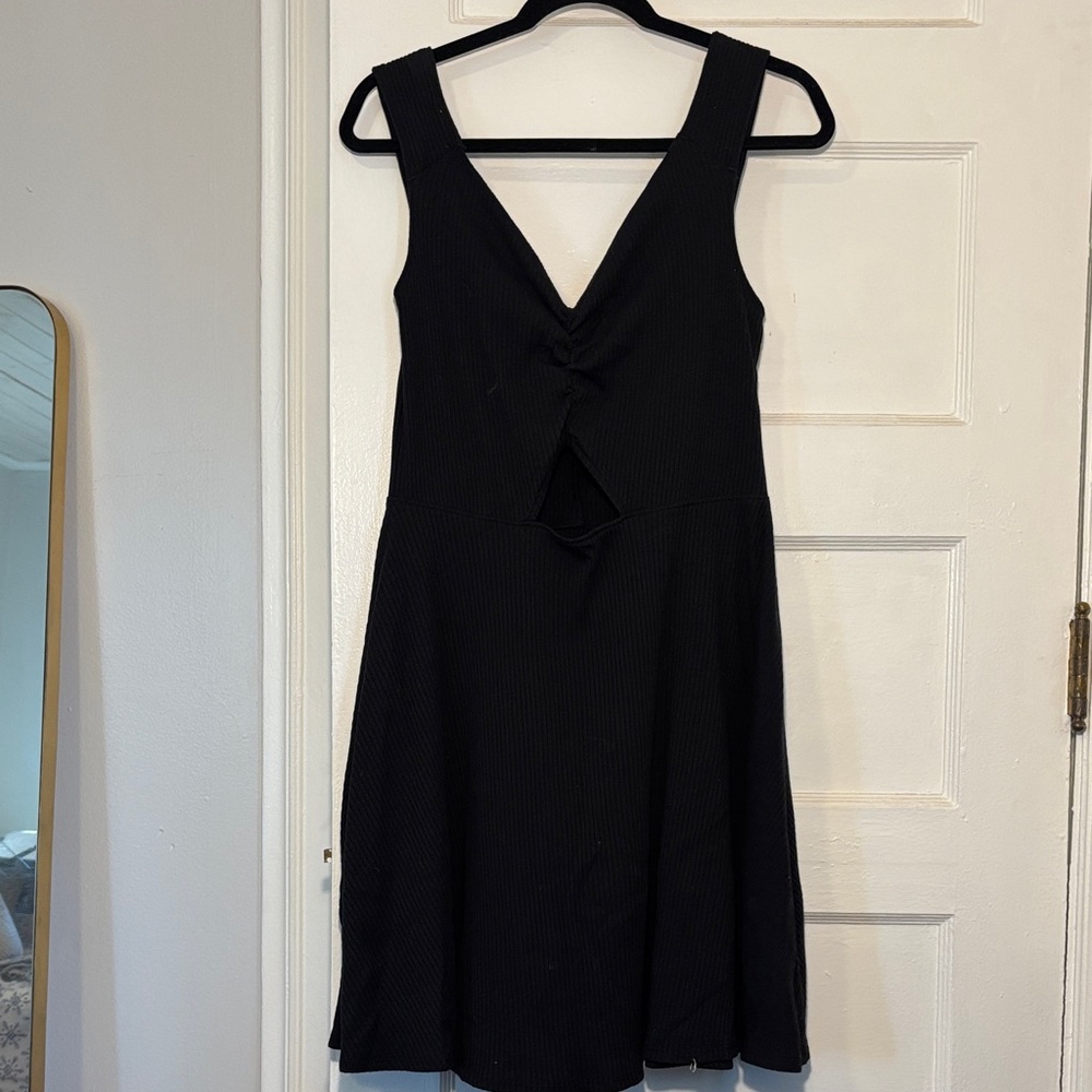 Abercrombie & Fitch Black Backless Dress